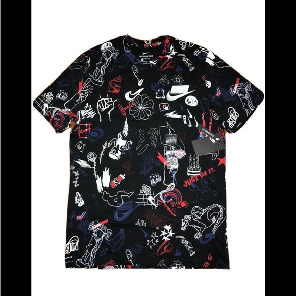 Nike All Over Print Shirt - Picture 1 of 5